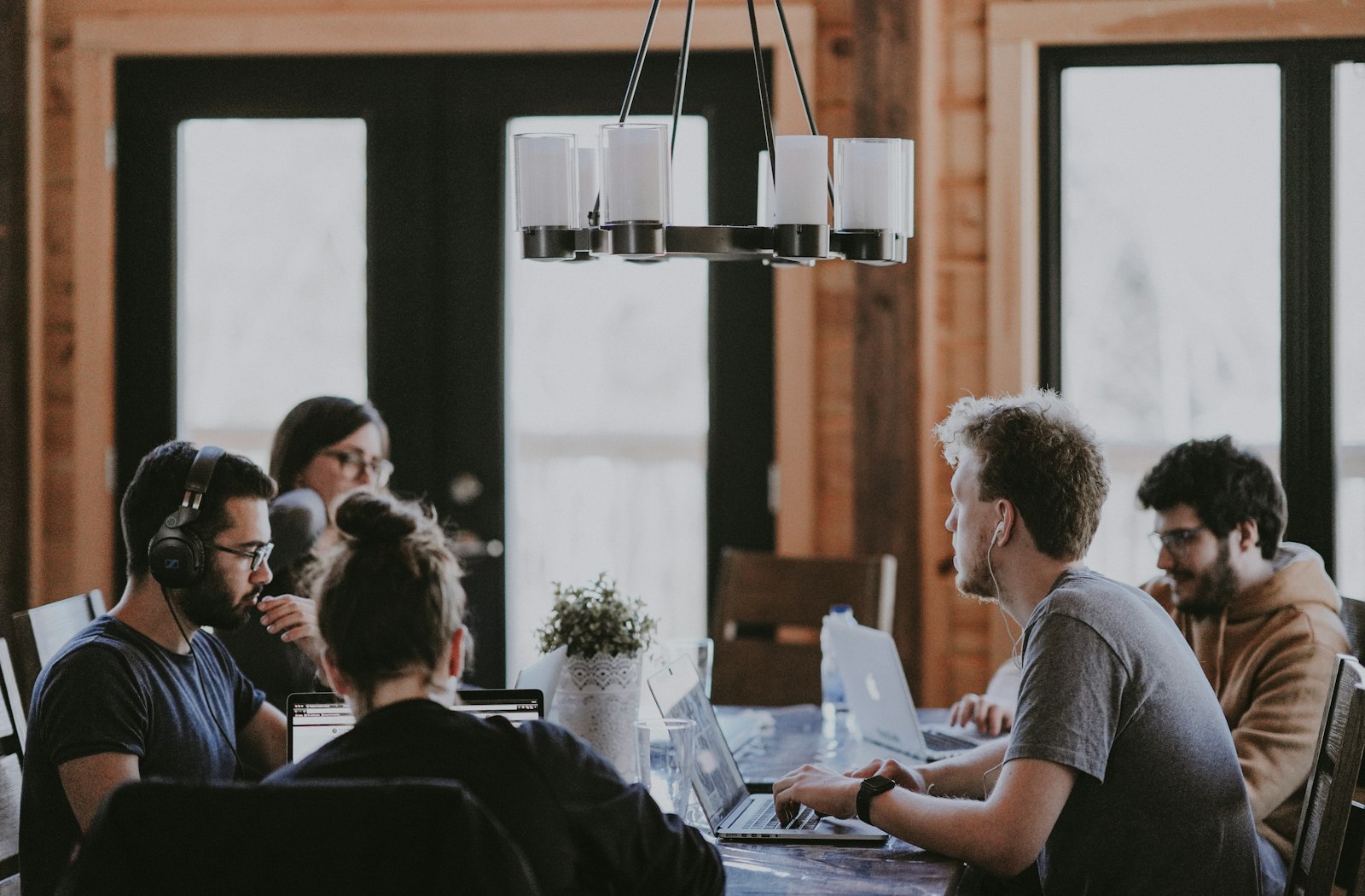 The Bentech team in a working session